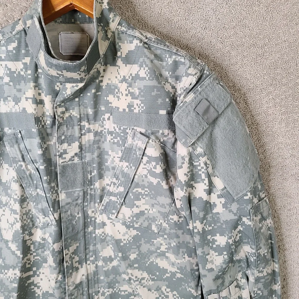 US Army ACU‎ Jacket Mens XS Regular Digital Camouflage Combat Uniform Full Zip